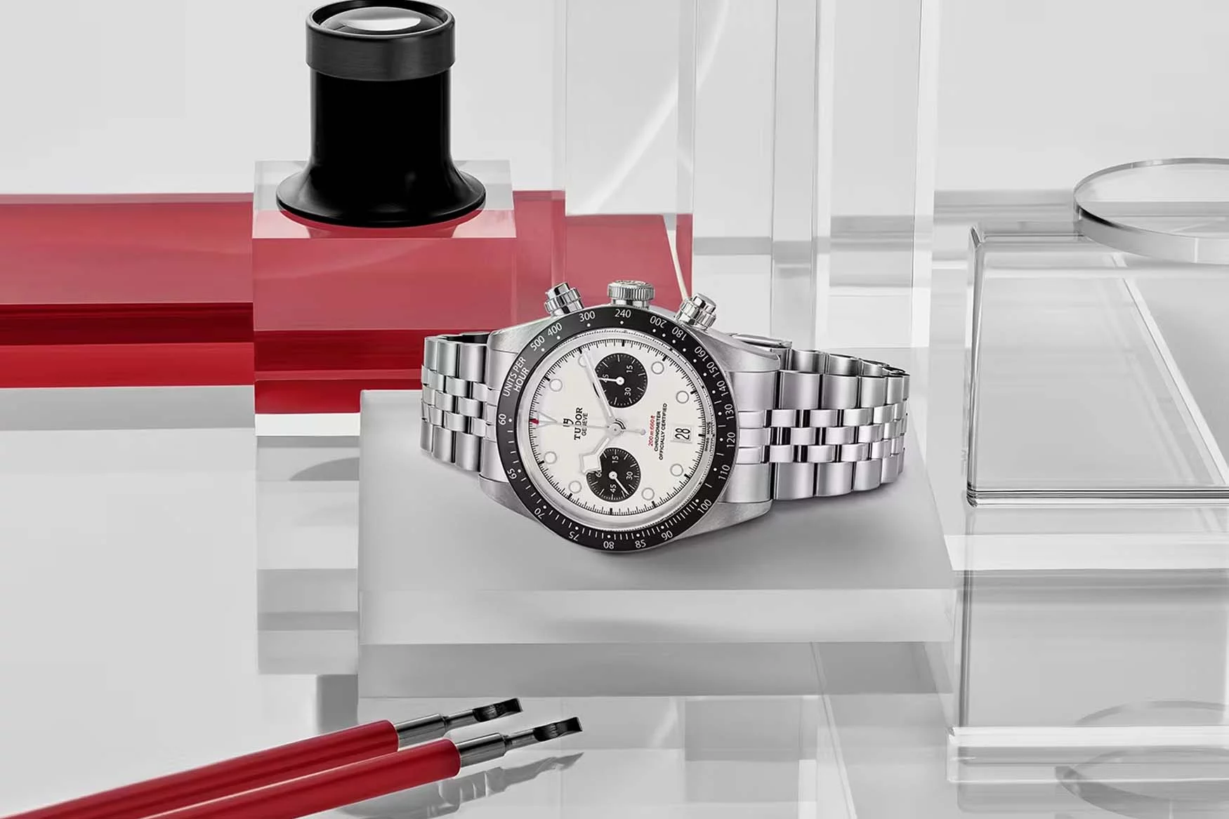 Tudor BB Chrono Hvítt