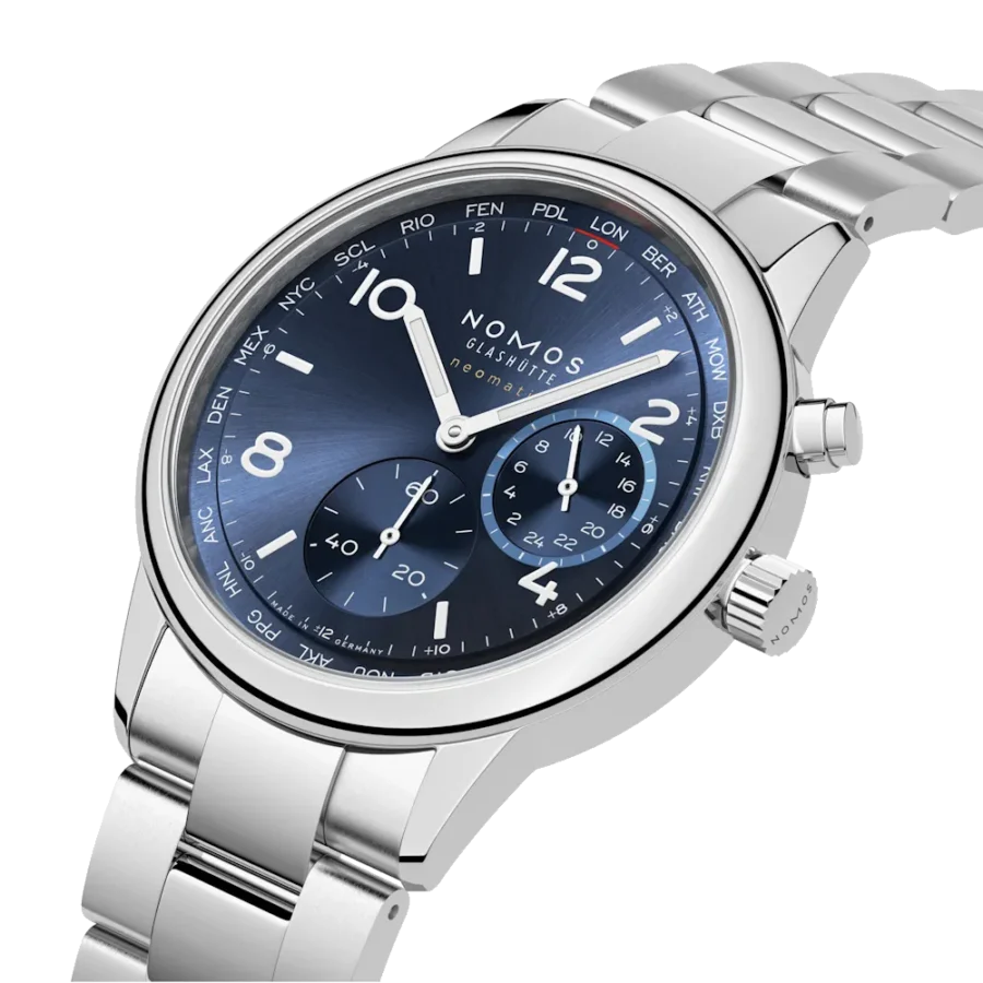 Nomos Club Sport neomatik Worldtimer blue - Image 4