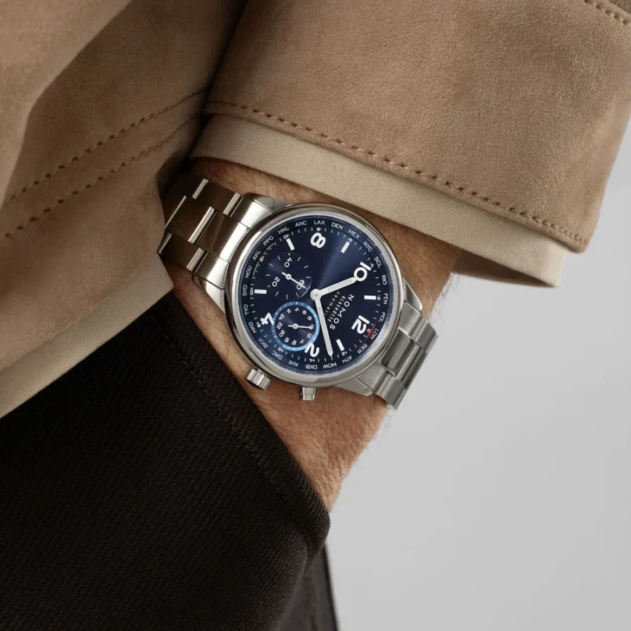 Nomos Club Sport neomatik Worldtimer blue - Image 8
