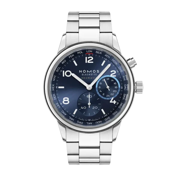 Nomos Club Sport neomatik Worldtimer blue