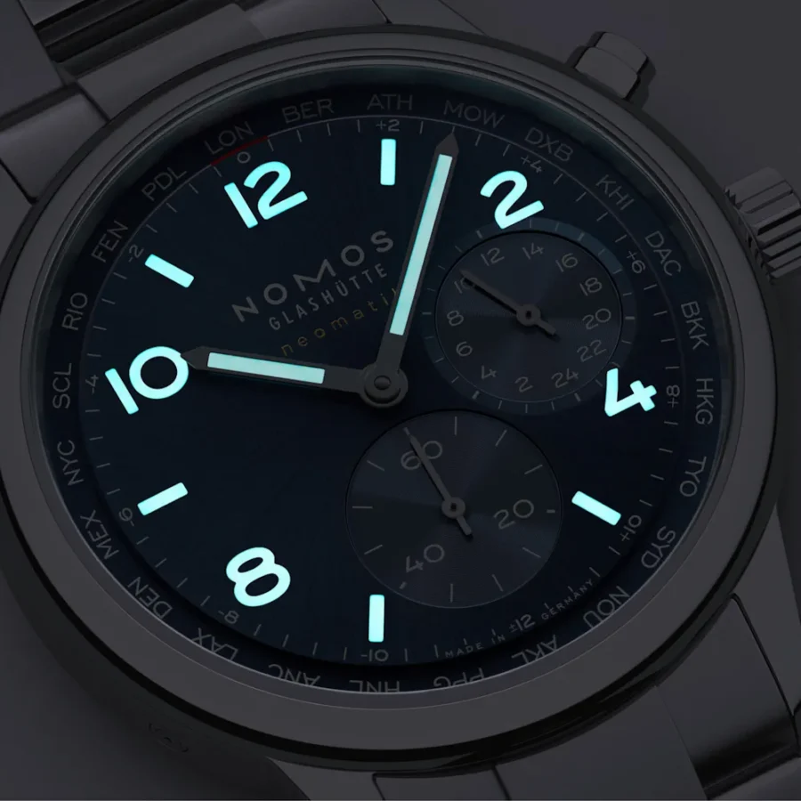 Nomos Club Sport neomatik Worldtimer blue - Image 2