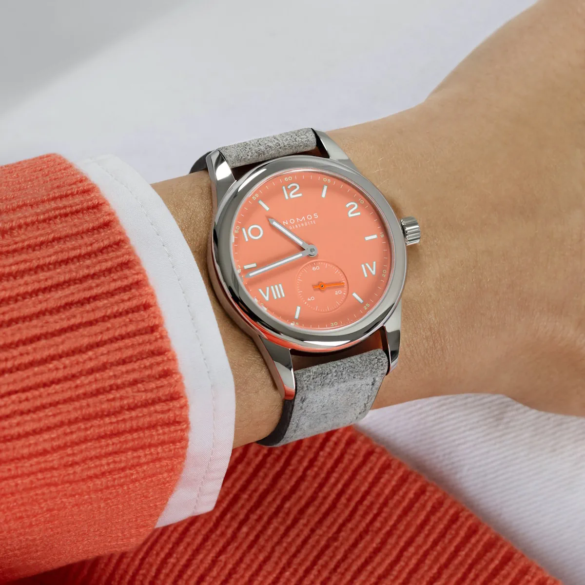 NOMOS Club Campus cream coral - Image 5