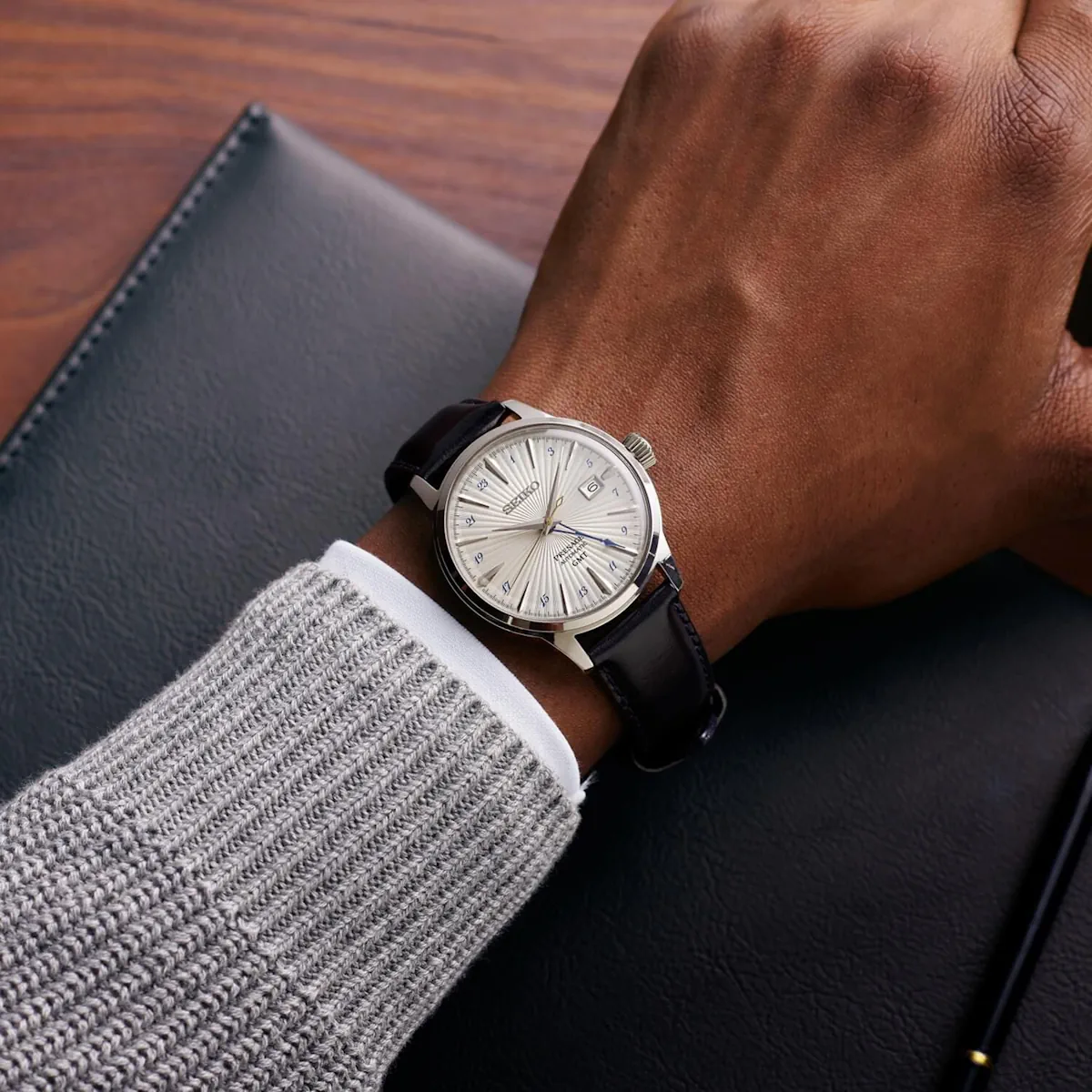 Seiko Presage Cocktail Time GMT 'Silver Bullet' - Image 2